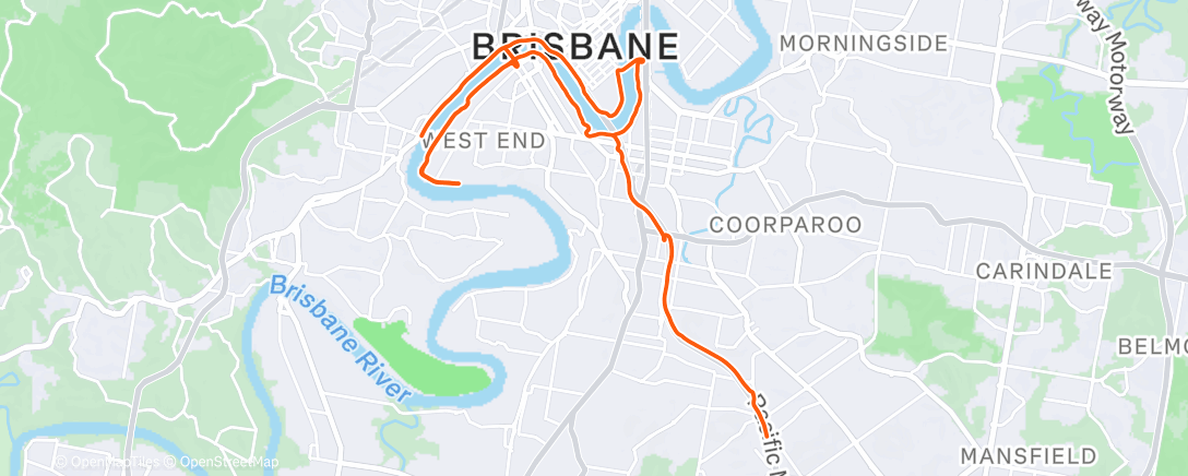 Map of the activity, Morning Activity