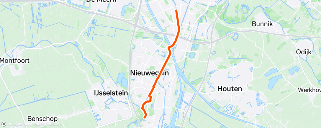 Map of the activity, Namiddagrit