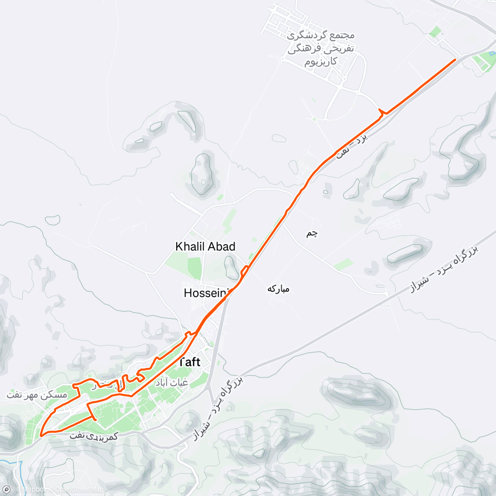 Map of the activity