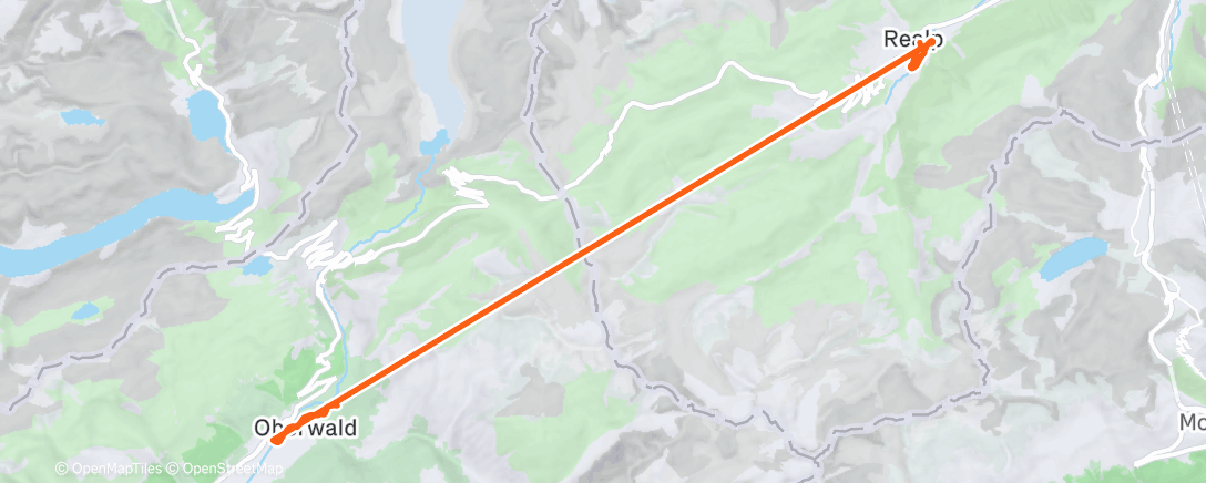 Map of the activity, Morning Nordic Ski