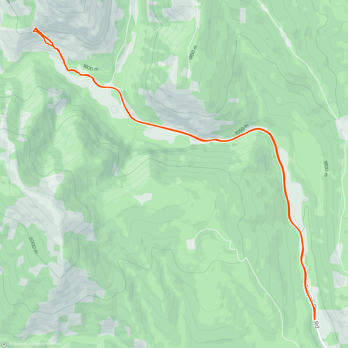 アクティビティ「Ice cave bike and hike」の地図