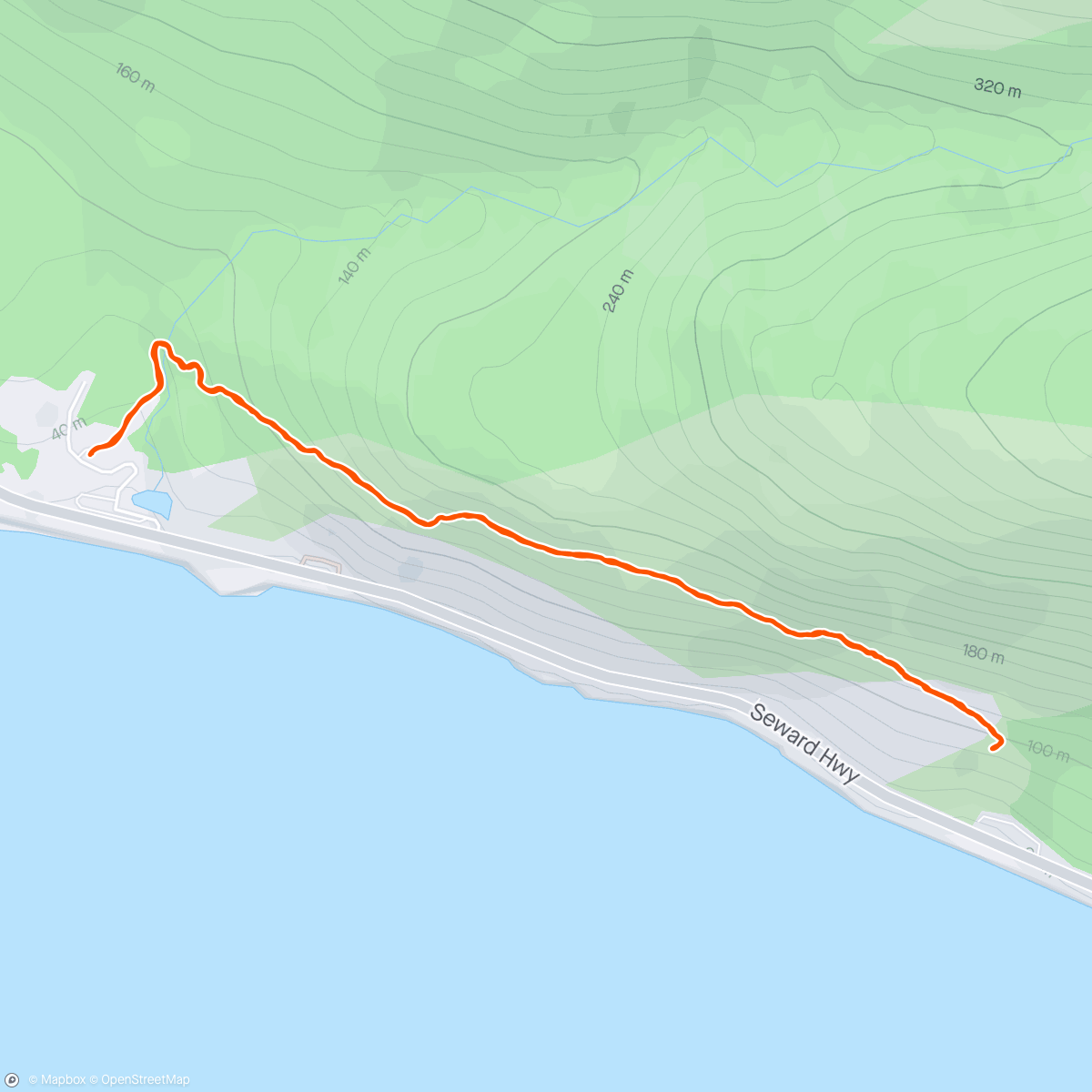 Карта физической активности (Quick hike)