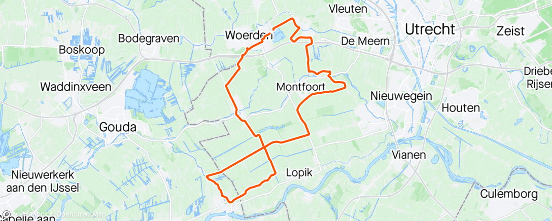 Mapa de la actividad (Route van Vincent Helene die is 50 🤣🤣)