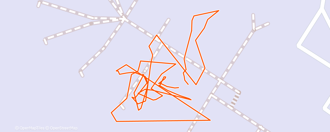 Map of the activity, Morning Walk