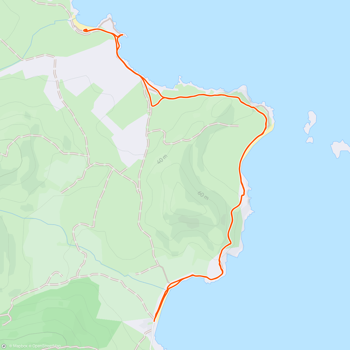 Map of the activity, Randonnée le matin