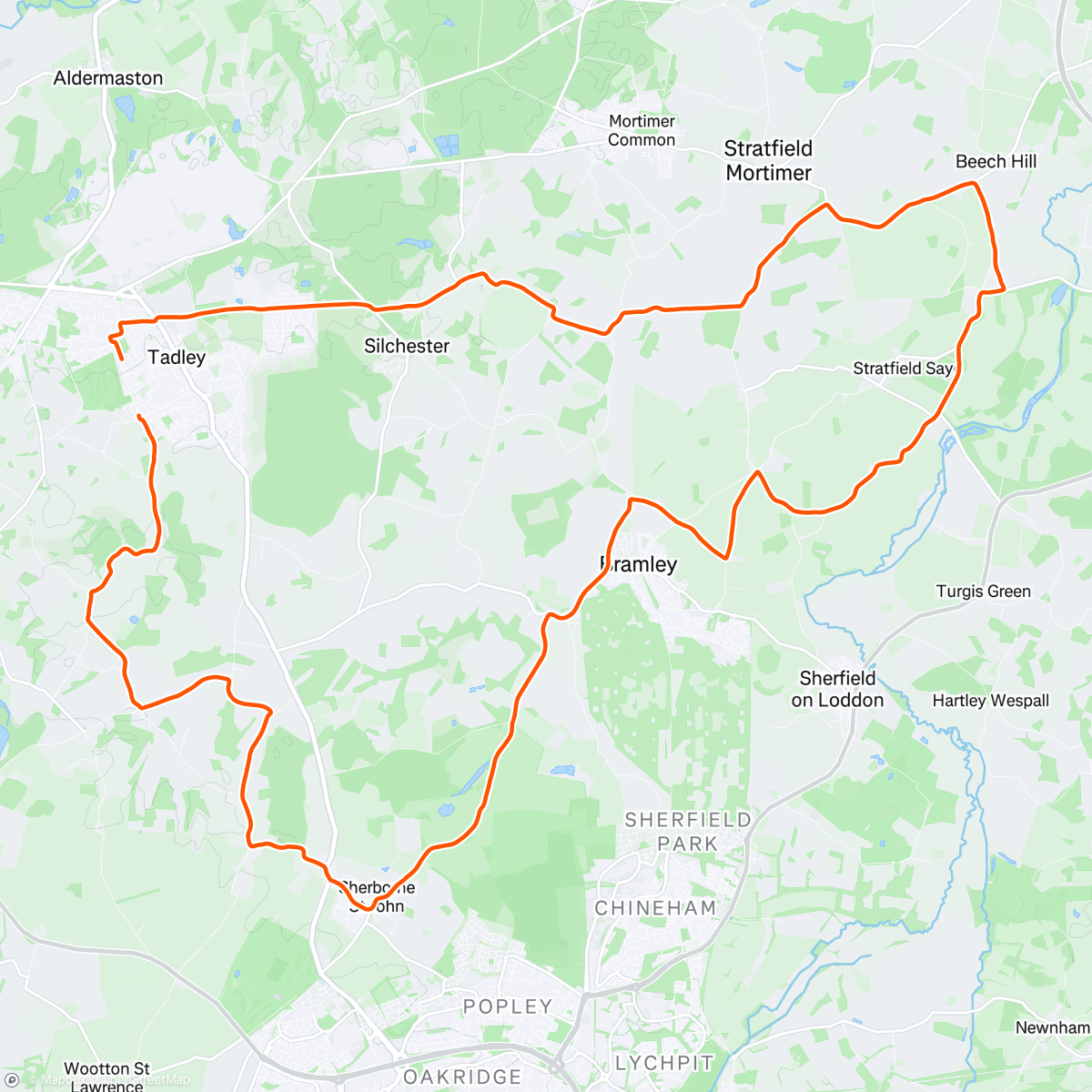 Map of the activity, It felt further