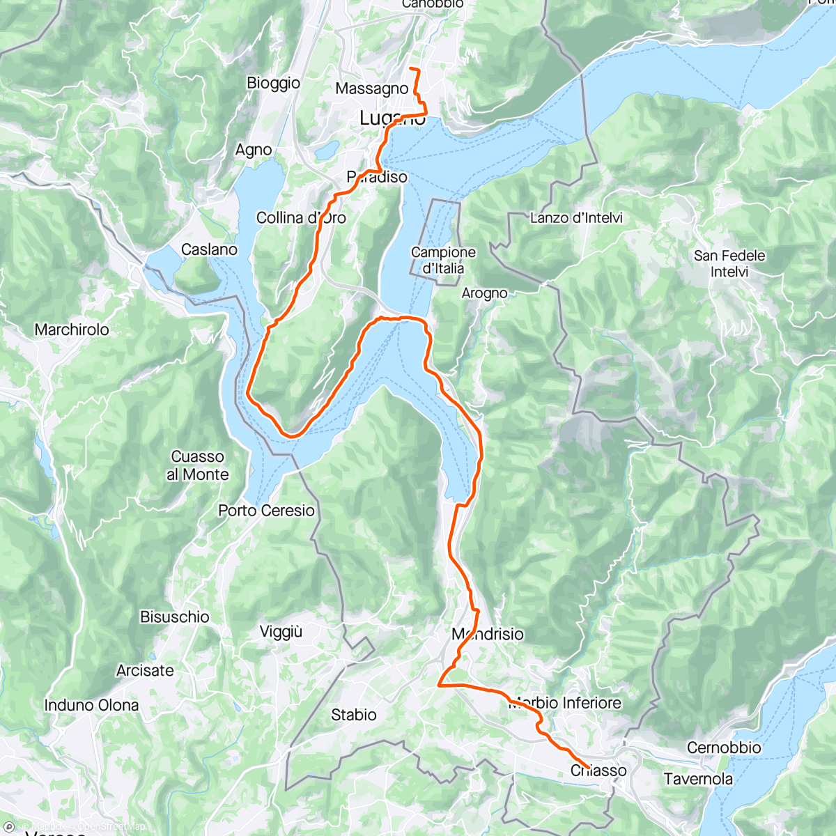 Map of the activity, Ultimo lungo