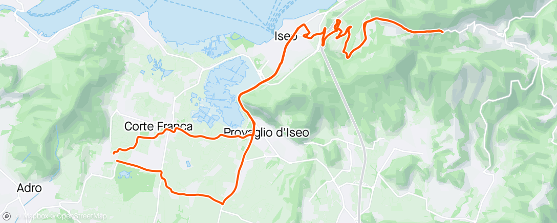Map of the activity, Polaveno