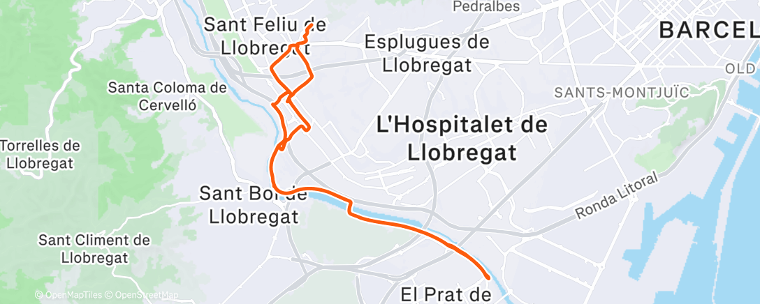 Map of the activity, ROCK