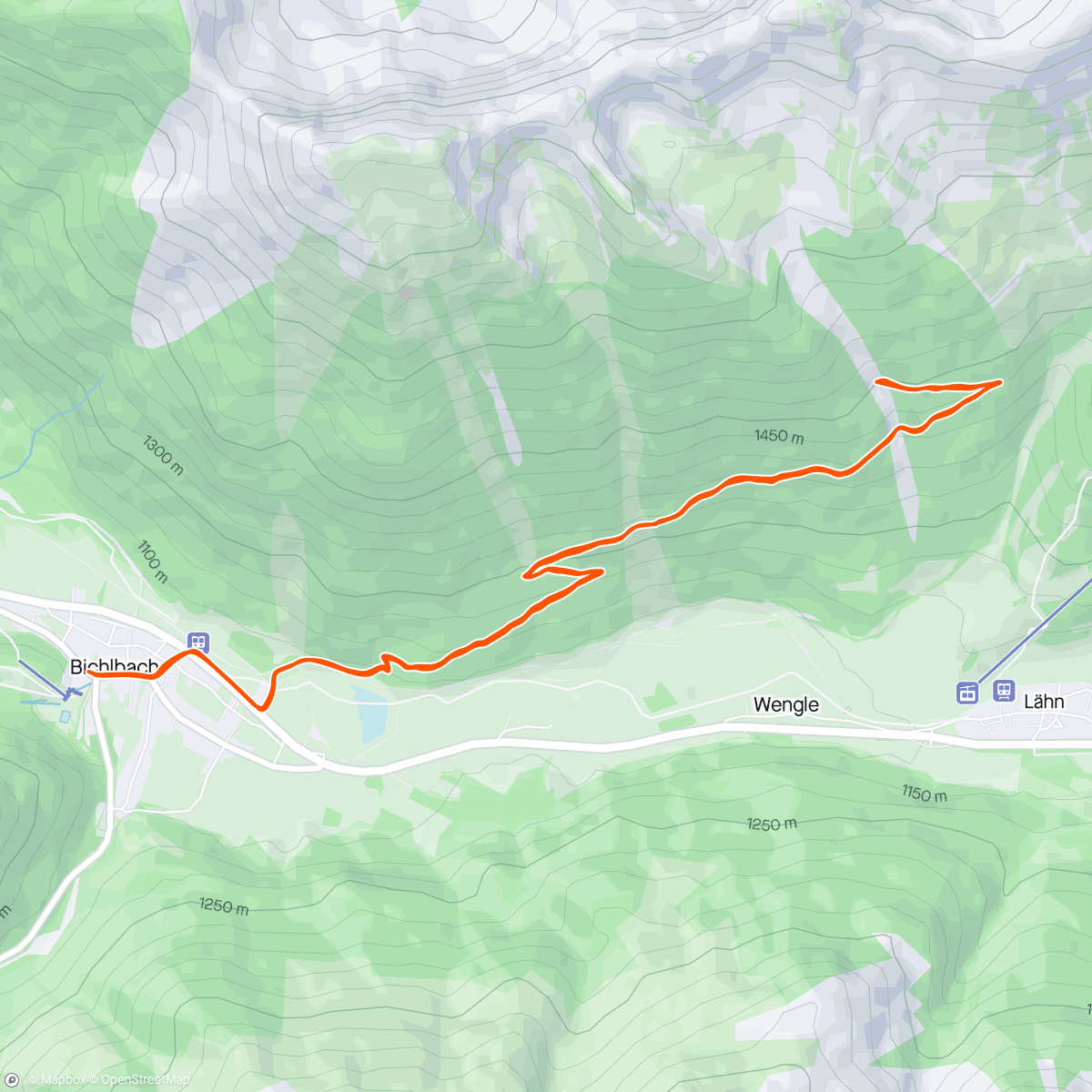 Mapa da atividade, MTB Anstieg mit dem Gravelrad