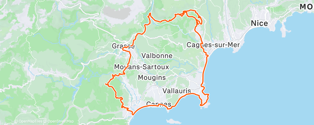 Carte de l'activité Morning Ride