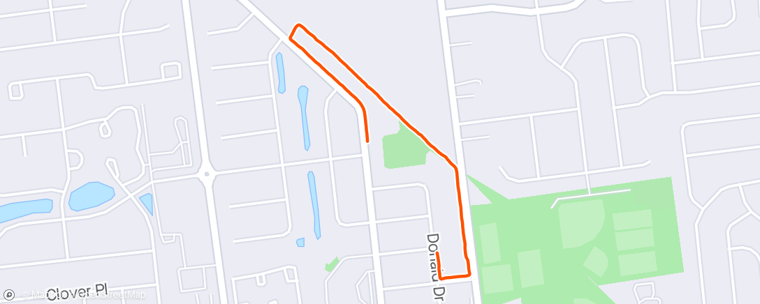 Map of the activity, Hilliard
