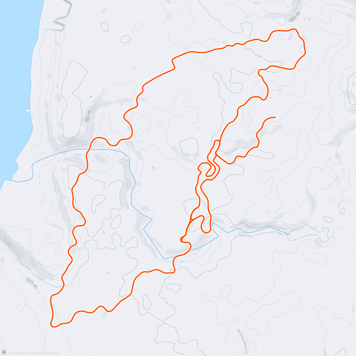 Map of the activity, Zwift - 45min Riders Choice in Makuri Islands