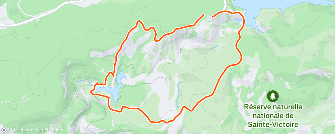 Map of the activity, Randonnée dans l'après-midi