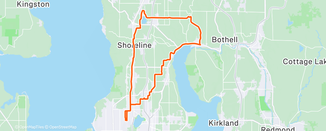 Map of the activity, Lockwood
