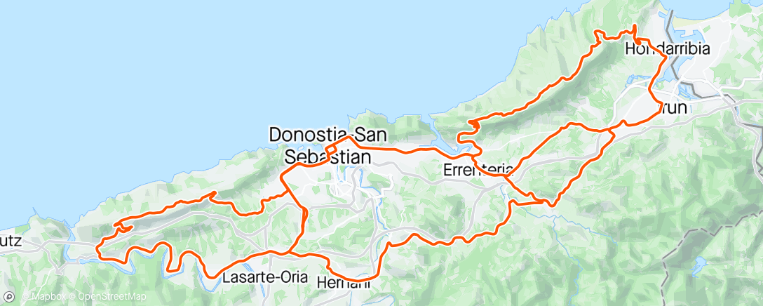 Map of the activity, Stage 3 itzulia