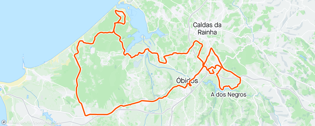 Mapa da atividade, Tour de Gaeiras