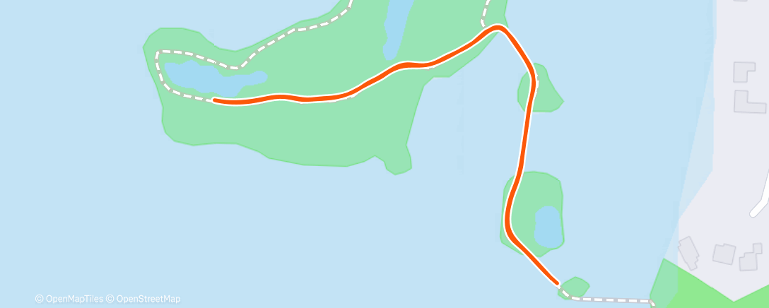 Map of the activity, Morning Walk