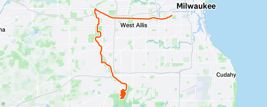 Map of the activity, Morning Ride