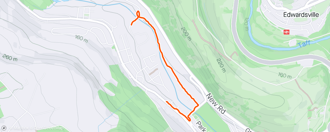 Mappa dell'attività 2nd lunch time Cynon trail loop #enjoythehardwork #noexcuses #sunshine #hothothot #snake #xiaomi #wales #walesneverfails