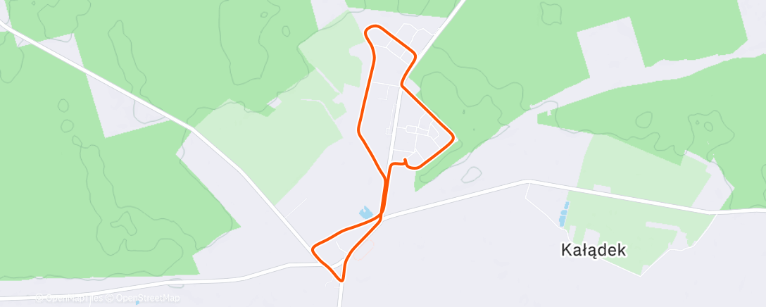 Map of the activity, Morning Walk