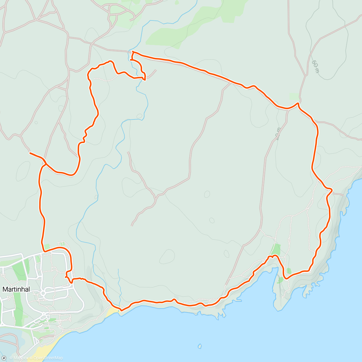 Map of the activity, Wednesday 7km: Sagres 🇵🇹