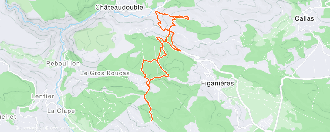 Map of the activity, Draguignan 2 🇫🇷