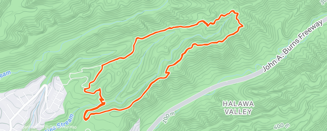 Map of the activity, Aiea Recovery x3
