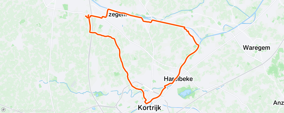 Map of the activity, Fahrt am Nachmittag