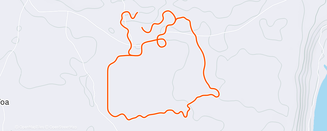 Map of the activity, Zwift - Instant Inferno on Fine and Sandy in Makuri Islands