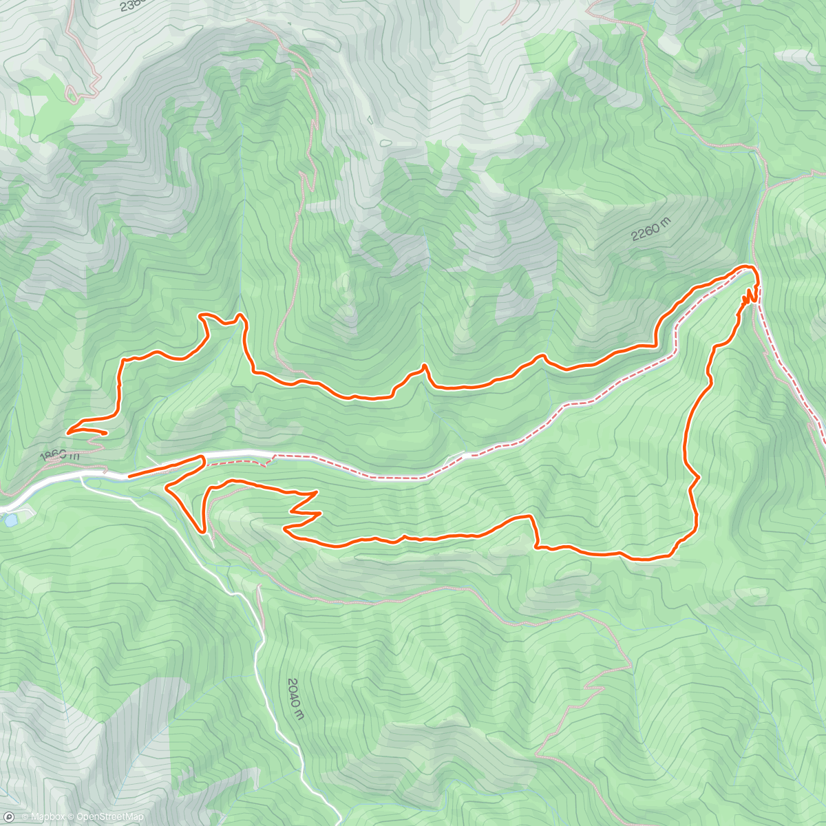 Map of the activity, Millcreek Canyon Trail Run