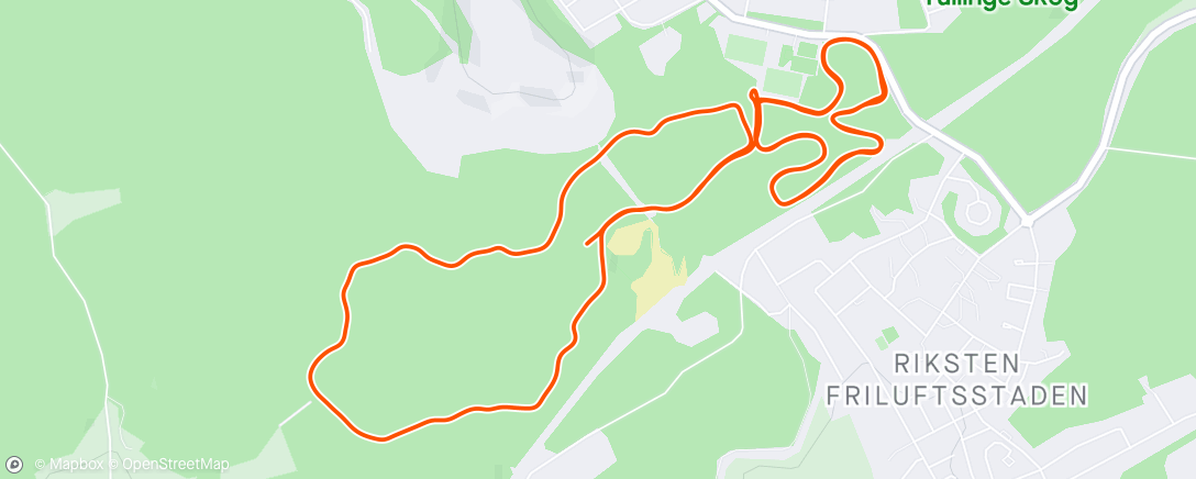 「Godisloppet (~4k) 🍭+ 2x2km LT」活動的地圖