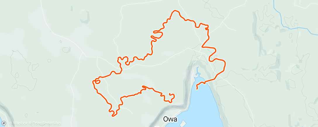Map of the activity, Zwift - Group Workout: Long - Power Surge  on Turf N Surf in Makuri Islands