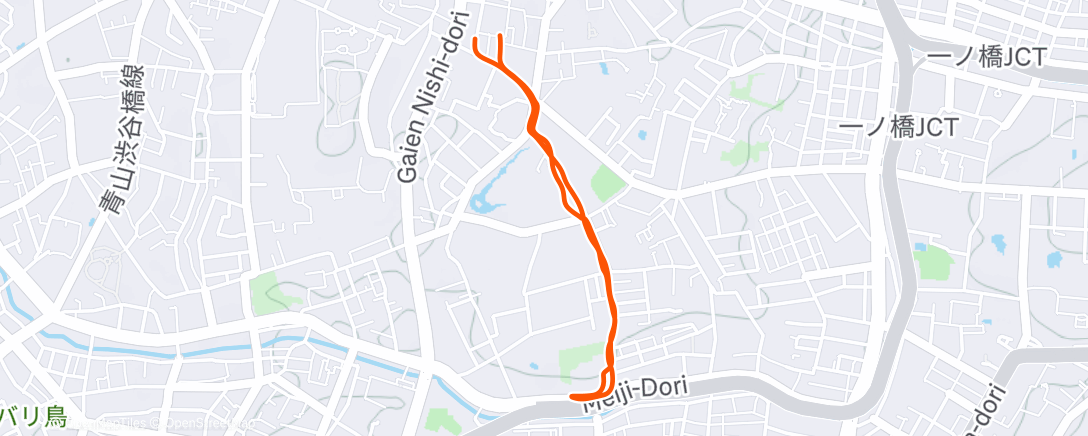 Map of the activity, Morning Walk