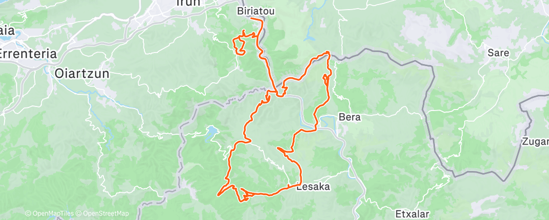 Map of the activity, Askati, Mikeltxo, Pipiflow, Zalainzoko, Bike park, M8121, Champery. 😍