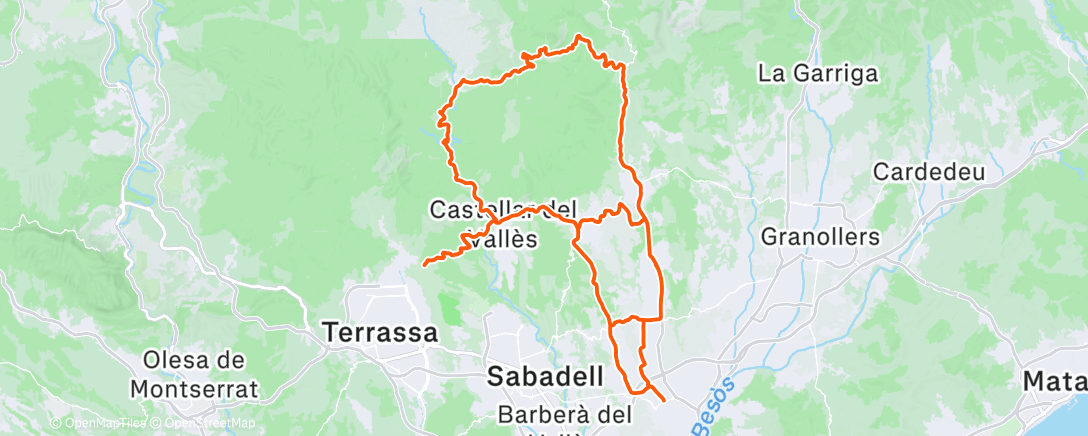 Карта физической активности (Puliendo la burriqueta)