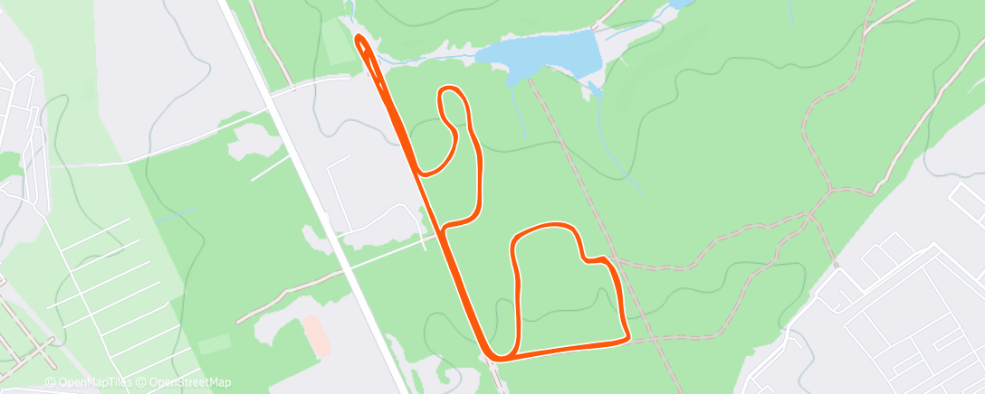 Карта физической активности (Лыжи 70' в Z2)