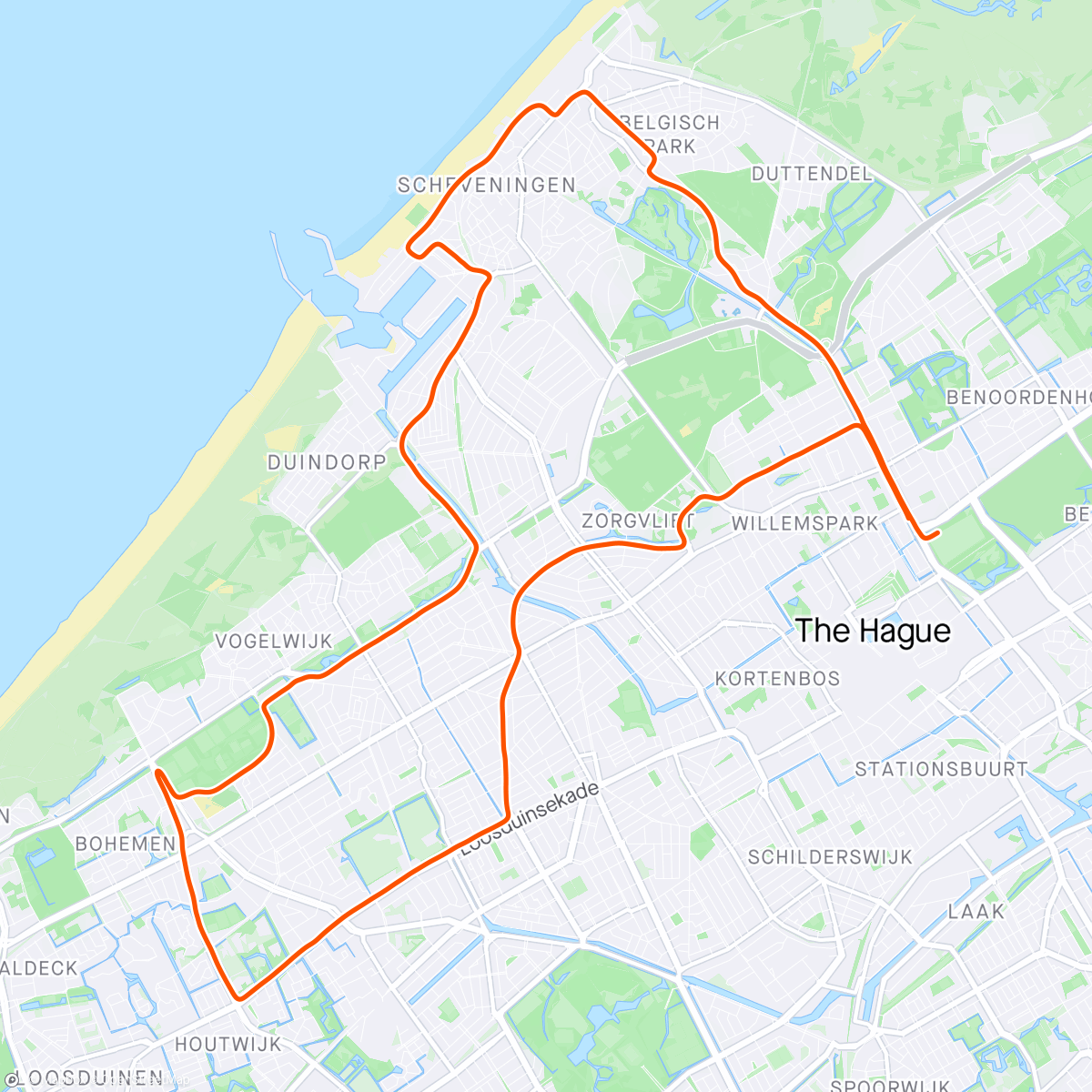 Map of the activity, City Pier Cityloop 2024