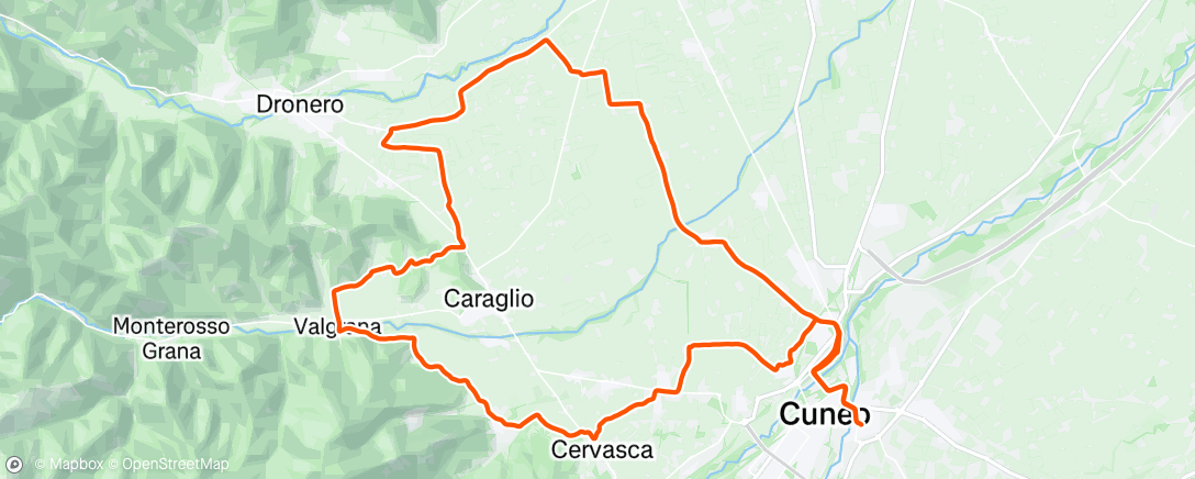 Map of the activity, Congelata