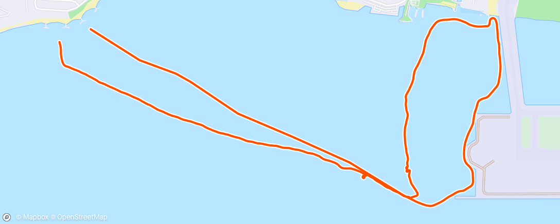 Mapa de la actividad (Afternoon Canoe)