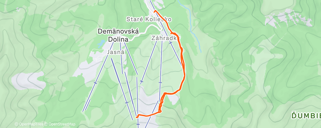 Mapa de la actividad (Afternoon Backcountry Ski)