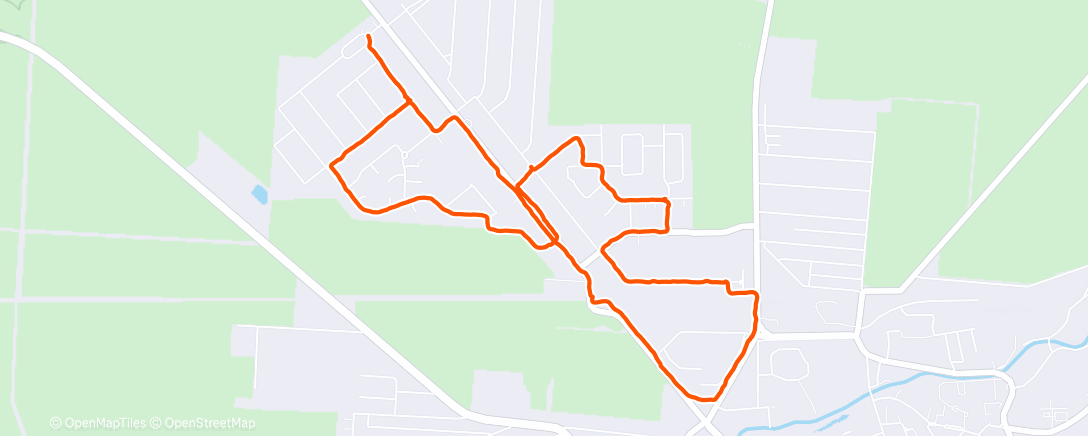 Map of the activity, Achter Lauf (oder so) mit Freund Finja