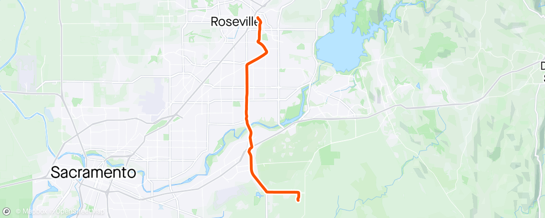 Map of the activity, To Roseville