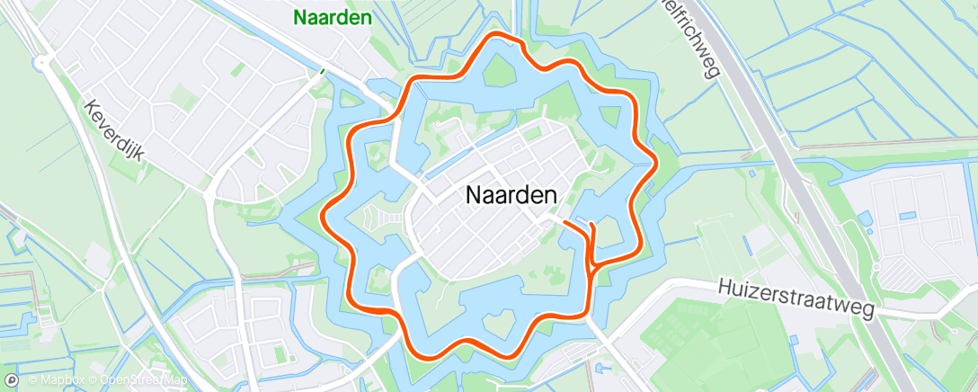 「Boucle de Naarden」活動的地圖