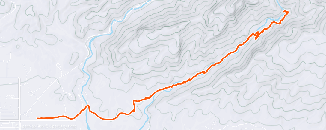 Map of the activity, Lunch Hike